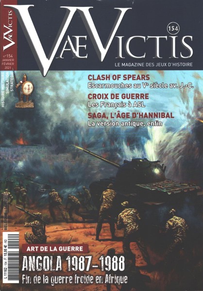 Vae Victis Magazine #154 - Angola 1987 - 1988 (with printed English Rules !)