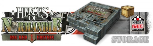 Heroes of Normandie - German Storage Army Box &quot;Big Red 1 Edition&quot;