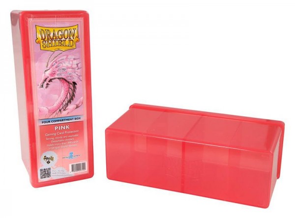 Dragon Shield: Gaming Box 4 Kompartment (Pink)