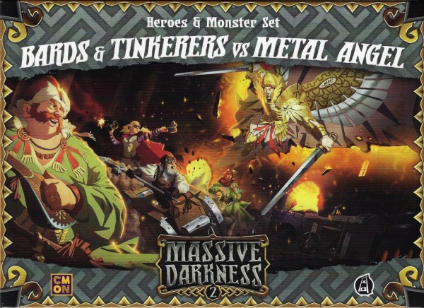 Massive Darkness 2: Bards &amp; Tinkerers vs Metal Angel (Heroes &amp; Monsters)