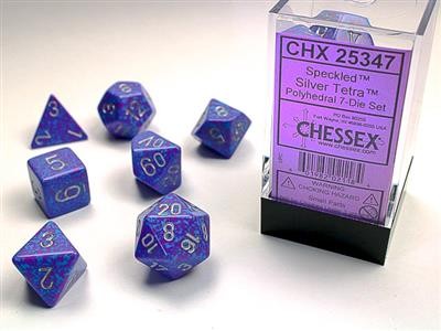 Chessex Speckled Silver Tetra 7 w4-w20