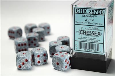Chessex Speckled Air - 12 w6 (16mm)