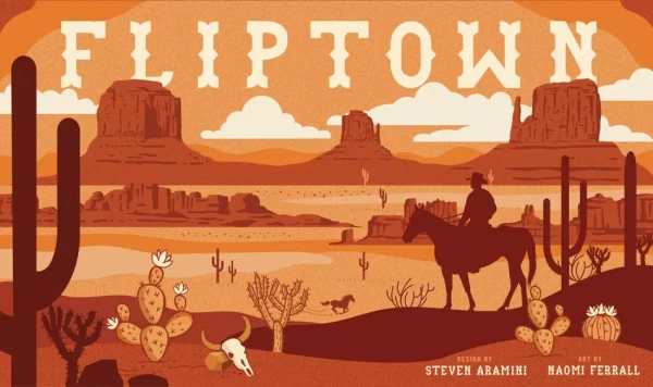 Fliptown: A Wild West Flip &amp; Write Game