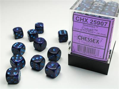 Chessex Speckled Cobalt - 36 w6 12mm