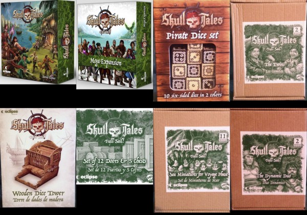 Skull Tales: Full Sail! - Kickstarter CAPTAIN&amp;#39;S BUNDLE
