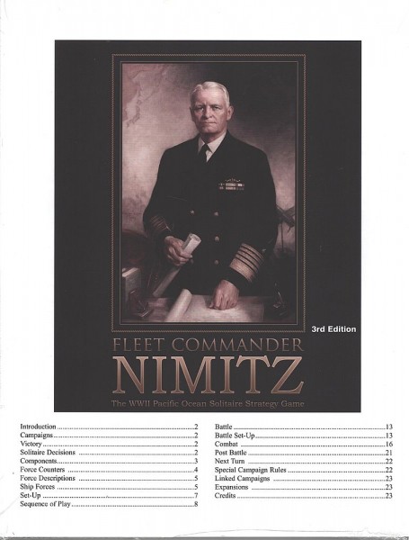 Fleet Commander Nimitz - 3rd Edition Upgrade Kit