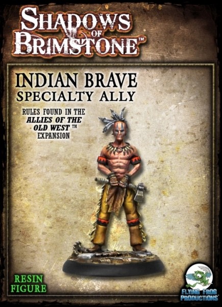 Shadows of Brimstone - Indian Brave (Resin Speciality Ally)