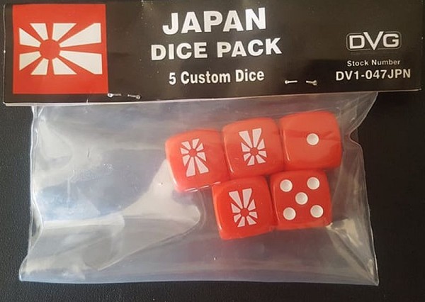 DVG: Japan WWII Six-Sided Dice (5)
