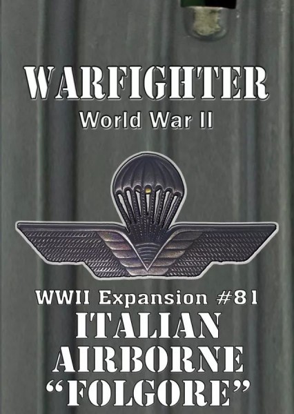 Warfighter WWII - Italian Airborne &quot;Folgore&quot; (Exp. #81)