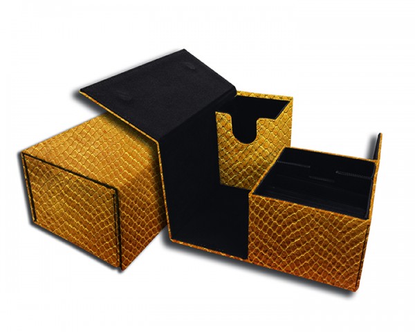 Deckbox - Elder Dragon Vault Gold