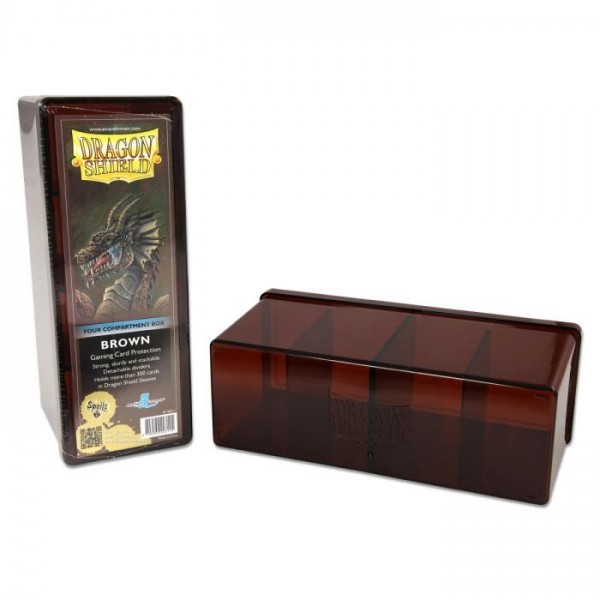 Dragon Shield: Gaming Box 4 Kompartment (Brown)