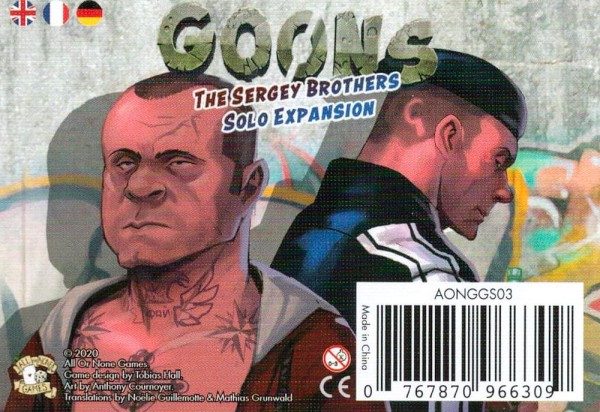 Goons: The Sergey Brothers Solo Expansion