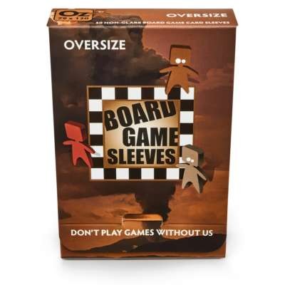 Board Game Sleeves: Oversize 79 x 120mm transparent (50)