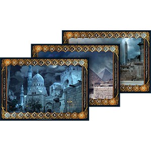 Sorcerer: Egyptian Battlefield Boards (3-Pack)