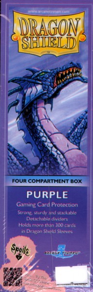 Dragon Shield: Gaming Box 4 Kompartment (Purple)
