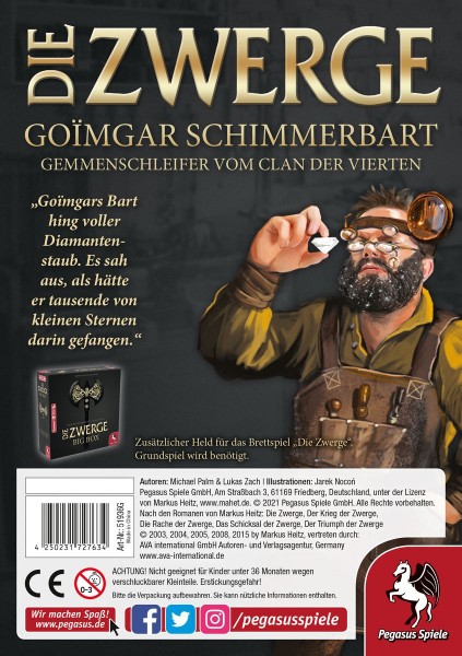 Die Zwerge - Charakterpack: Goimgar Schimmerbart