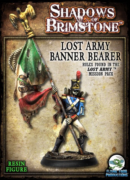 Shadows of Brimstone - Lost Army Banner Bearer (Thermal Plastic Special Enemy)