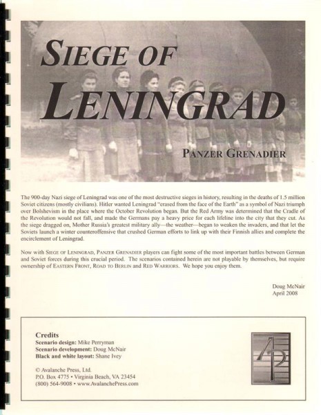 AP: Panzer Grenadier: Siege of Leningrad