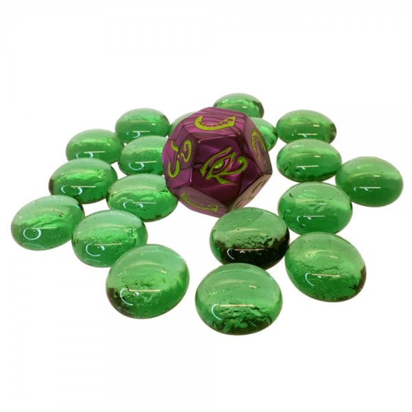 Cthulhu Dice Game (Purpel Die with Green Ink)