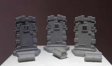 Perdition&#039;s Mouth: Doors &amp; Chests Miniature Set (V.2)
