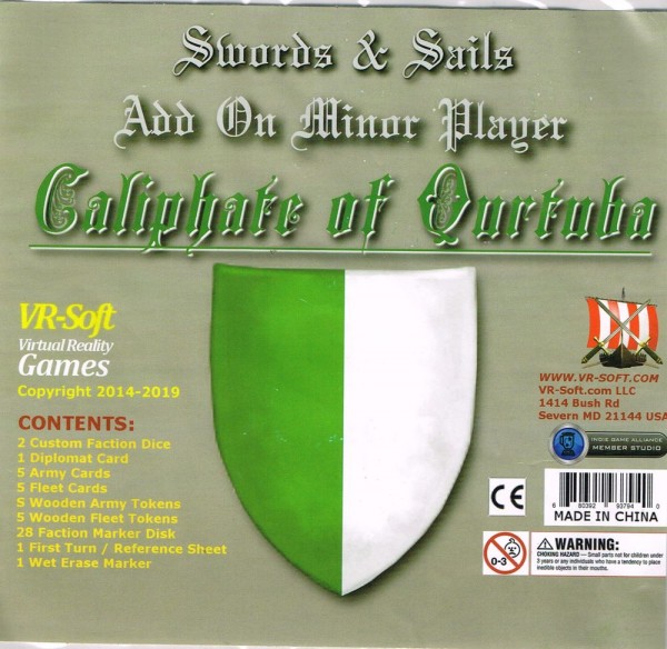 Swords &amp; Sails: Caliphate of Qurtuba Minor Player Add-On