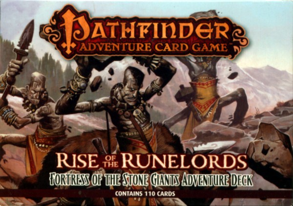 Pathfinder: Rise of the Runelords - Fortress of the Stone Giants Adventure Deck