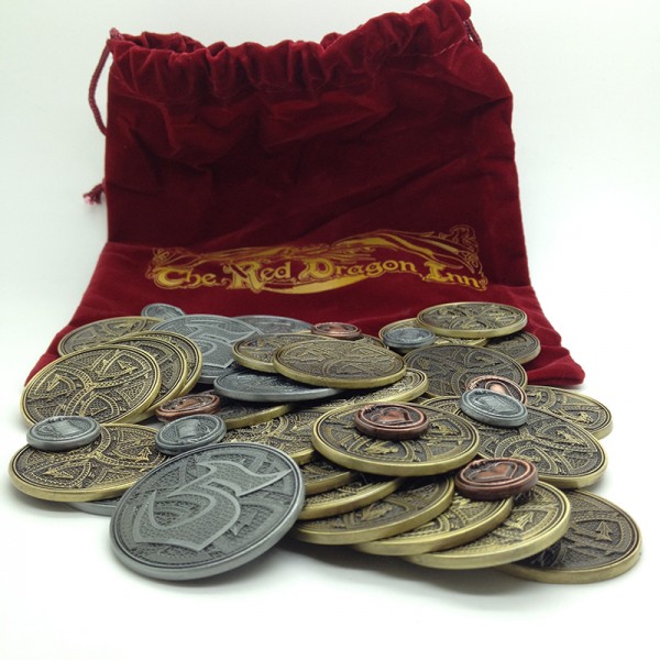 The Red Dragon Inn - Metal Coins