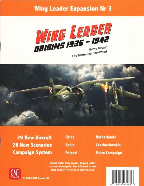 Wing Leader: Origins 1936-42