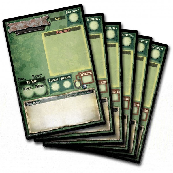 Shadows of Brimstone - Blank Enemy Record Sheet Pack (Accessory)