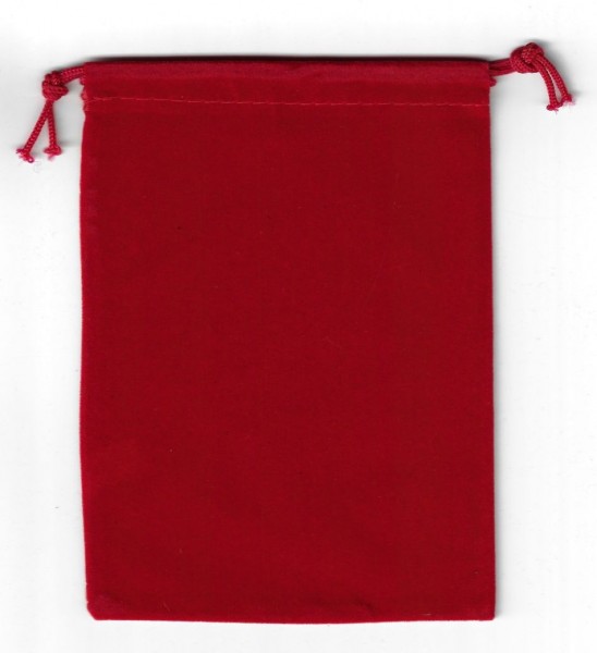 Dice Bag Chessex: Suedecloth - Red (small)