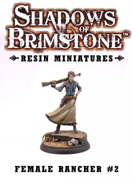 Shadows of Brimstone - Female Rancher (Resin Variant Hero)