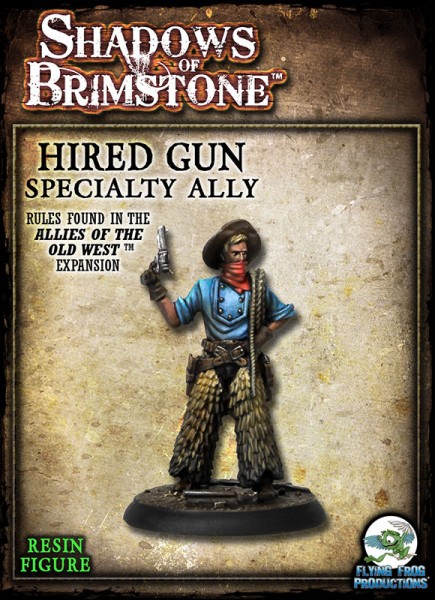 Shadows of Brimstone - Hired Gun (Resin Speciality Ally)