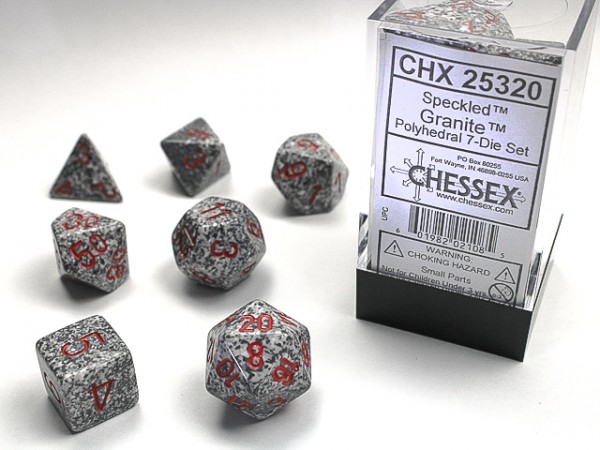 Chessex Speckled Granite 7 w4-20