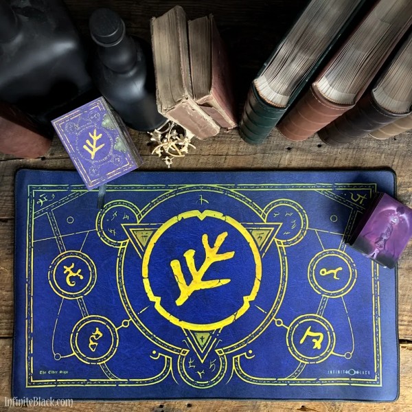 IB Stitched Playmat: The Elder Sign (Blue Aether)