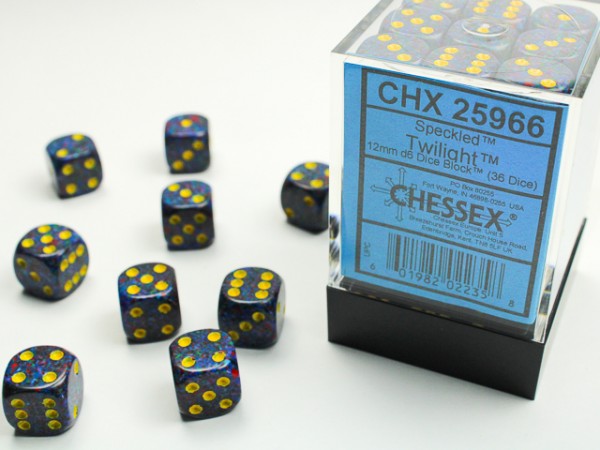 Chessex Speckled Twillight - 36 w6 (12mm)