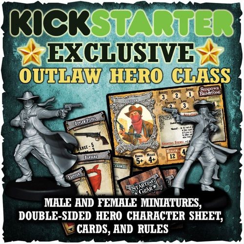 Shadows of Brimstone - Kickstarter Exclusive: Outlaw (Hero Pack)