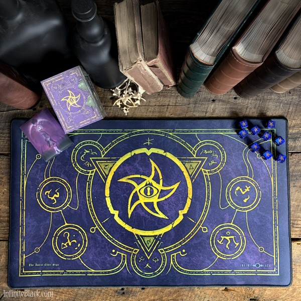 IB Stitched Playmat: The Astral Elder Sign (Mystic Purple)